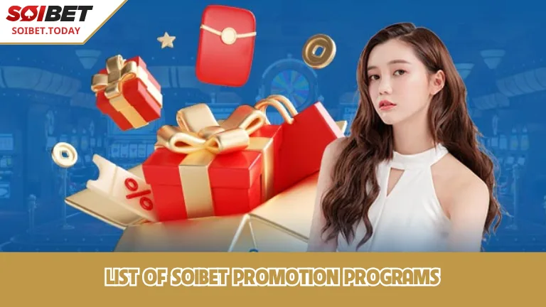 รายชื่อโปรโมชั่น SOIBET